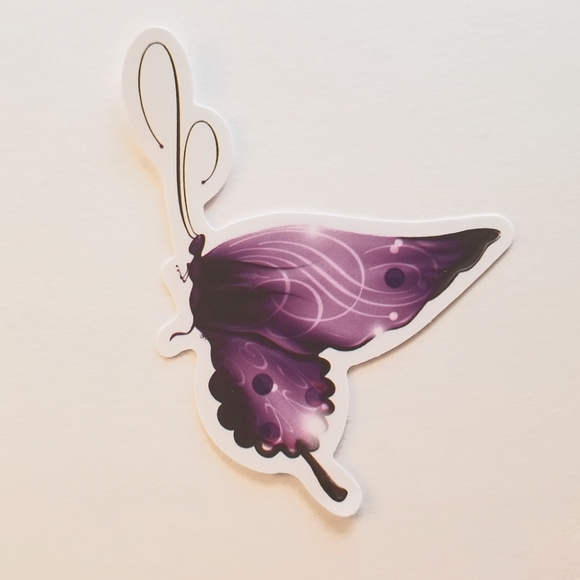 10/$10 Purple Fairy Butterfly Sticker - Picture 1 of 1